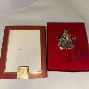 Lenox Snowman Couple Ornament Our First Christmas‎ 2008 Metal